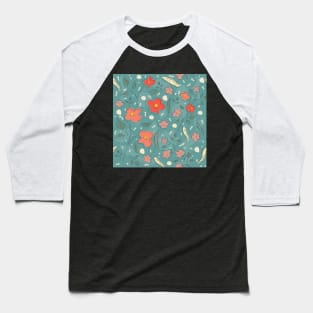 Floral Baseball T-Shirt